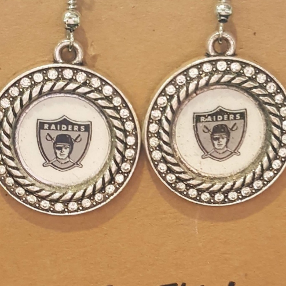 RAIDERS EARRINGS